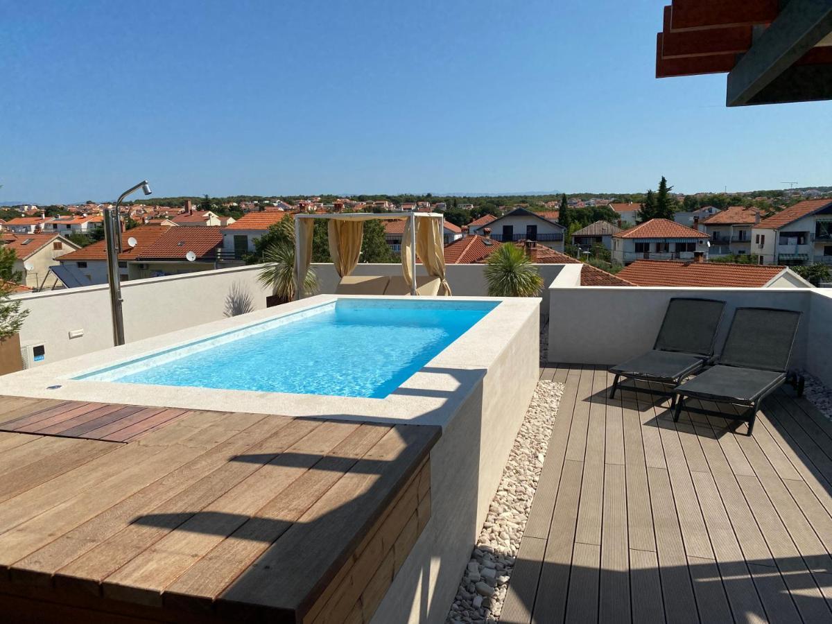 Shell Sky Luxury Penthouse With Private Pool Apartman Zára Kültér fotó
