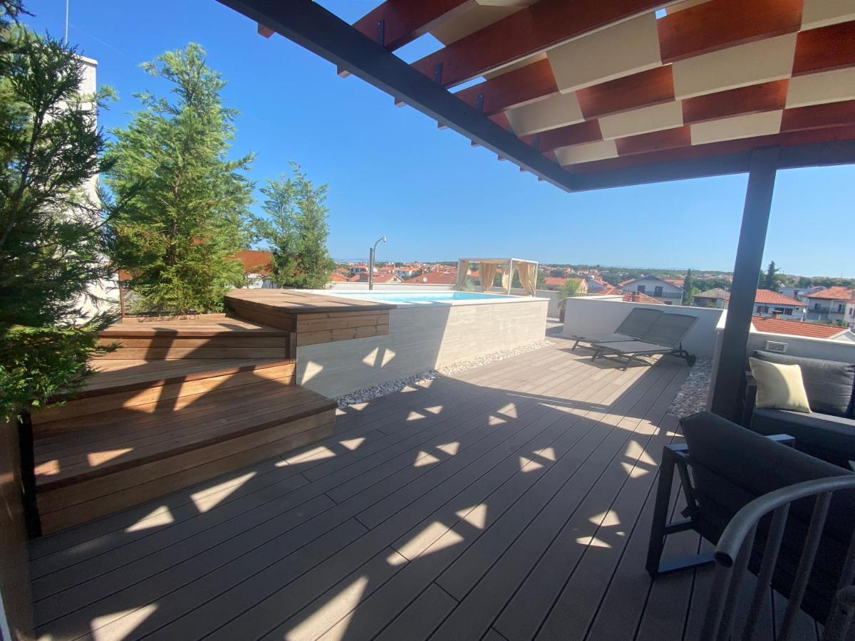 Shell Sky Luxury Penthouse With Private Pool Apartman Zára Kültér fotó